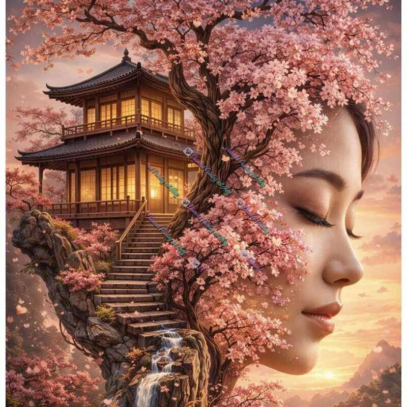 Kirschblüten Gedanken-CP