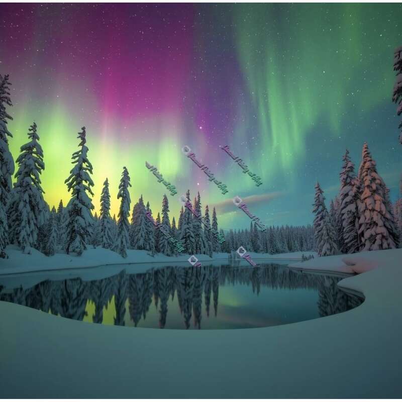 Polarlichter Überm See-CP