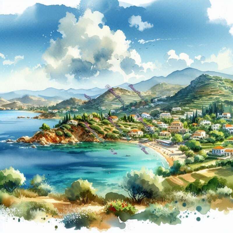 Sizilien In Aquarell-CP
