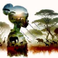 Afrika Im Herzen Weiblich-CP