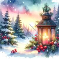 Weihnachtslaterne-CP