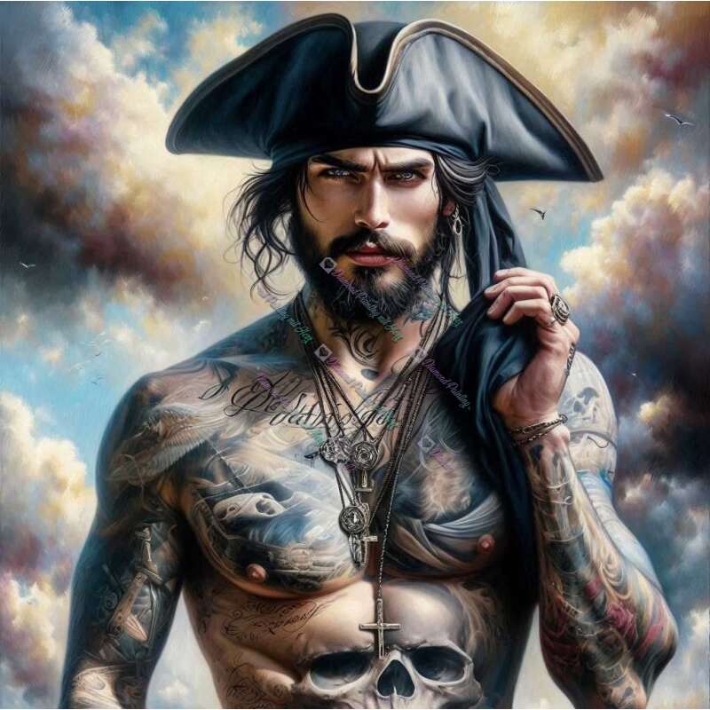 Muskulöser Captain-CP