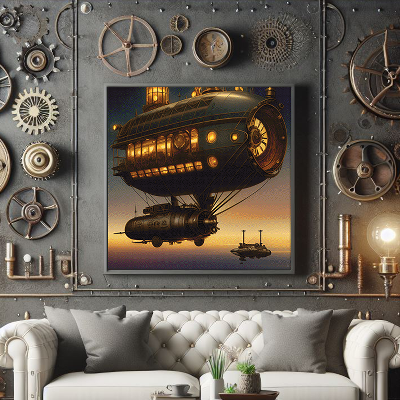 Steampunk Luftschiff