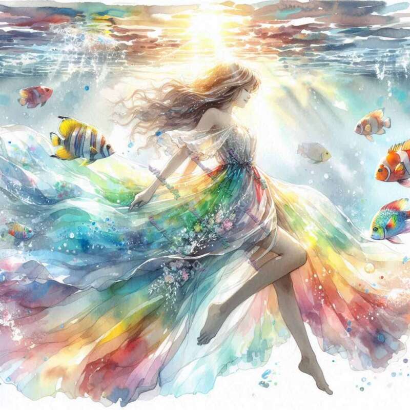 Unterwasser Frau-CP