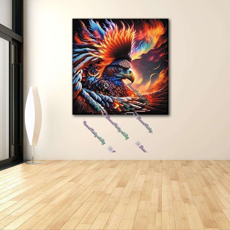 Adler in Flammen