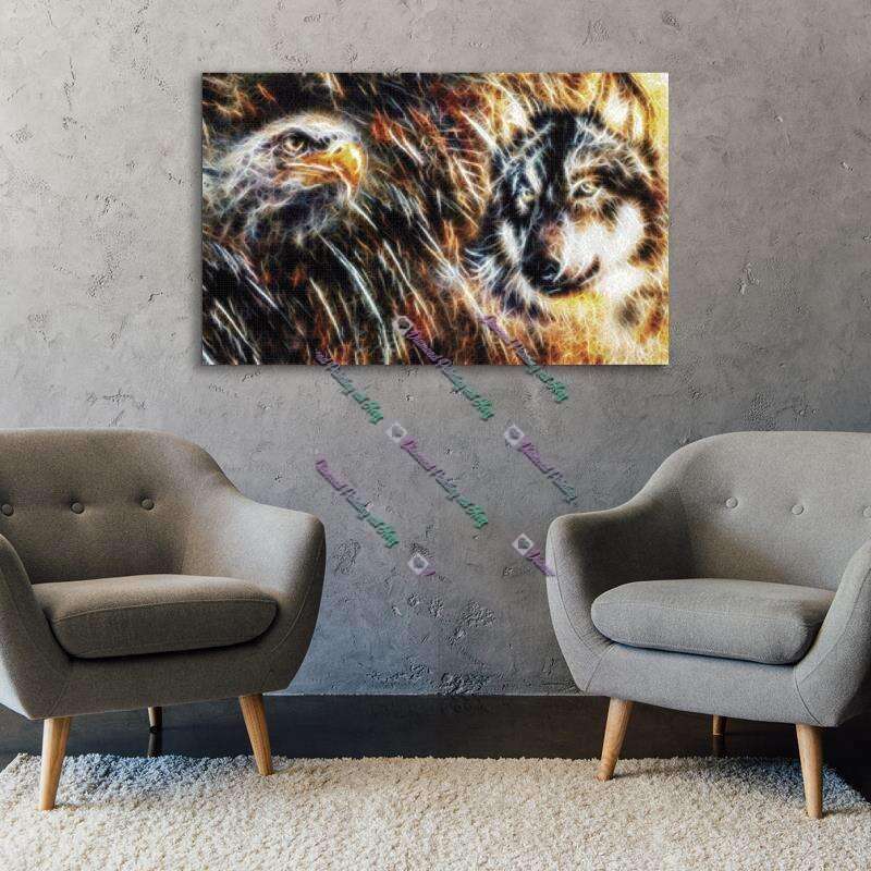 Adler und Wolf