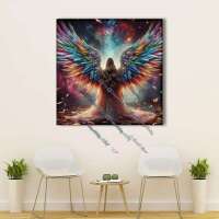 Angel with Rainbow wings