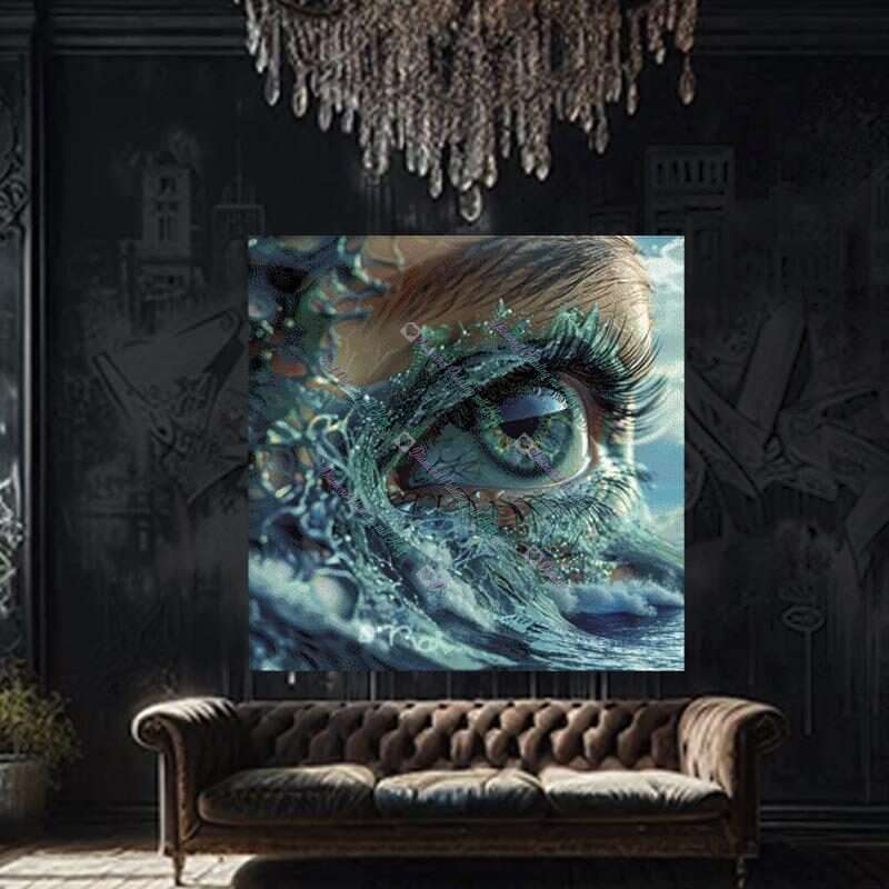 Auge der Wellen