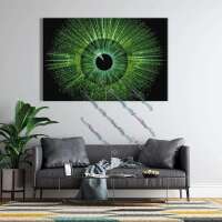Auge in Grün