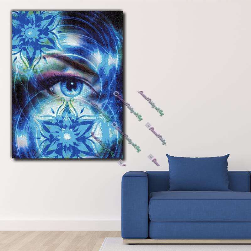 Blumen Auge