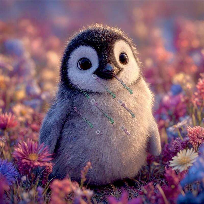 Frühlingstierchen Rosalie Der Pinguin-CP