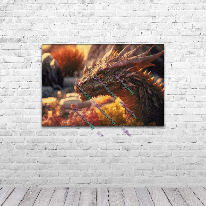 Brauner Drache