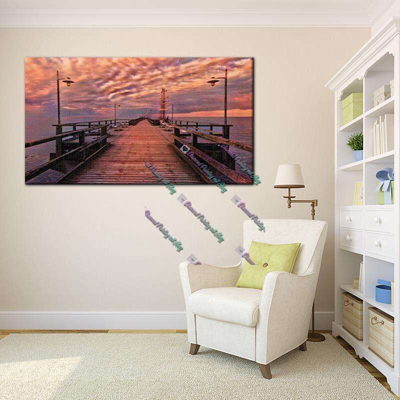 Brücke am Meer