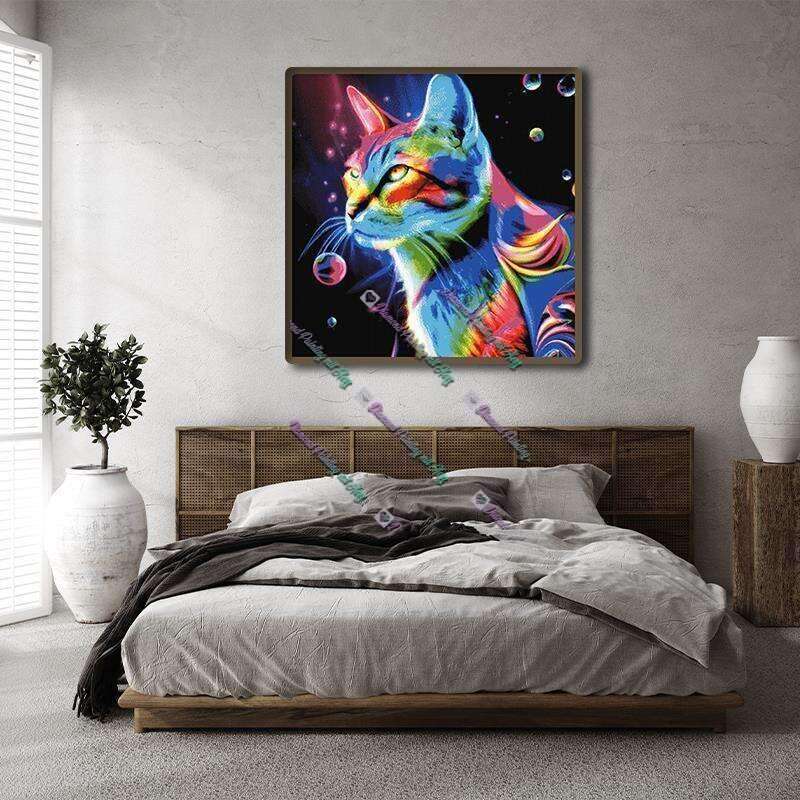 Bunte Riesenkatze