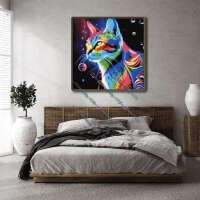 Bunte Riesenkatze