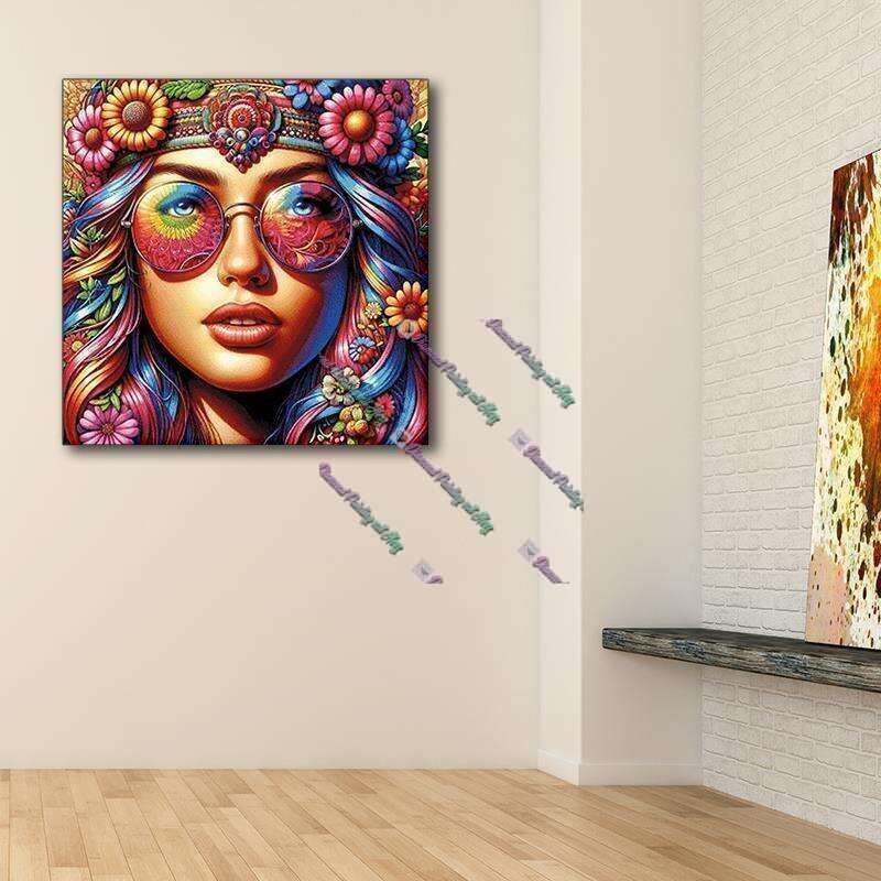 Buntes Hippiegirl