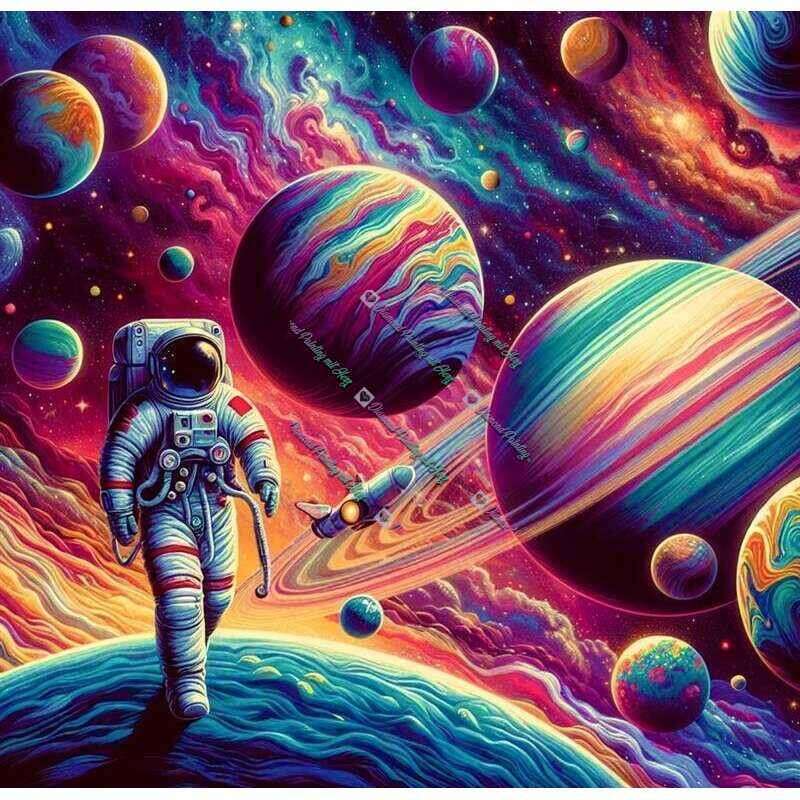 Astronaut In Der Galaxie-CP