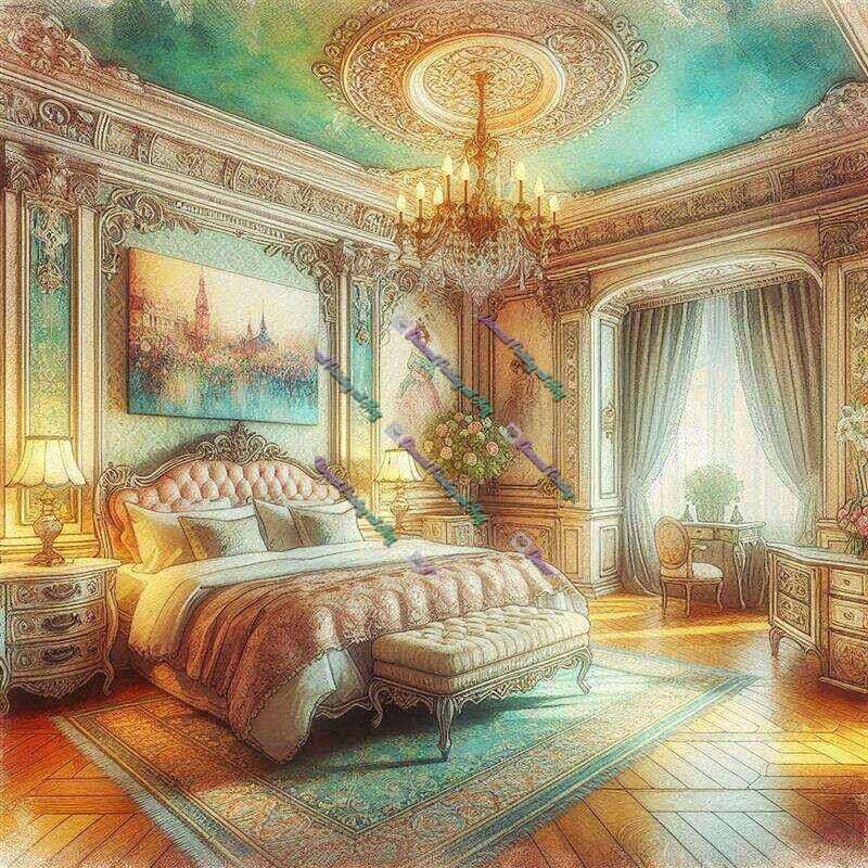 Vintage Schlafzimmer-CP