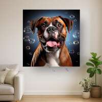 Blubberspaß mit Boxer Bruno