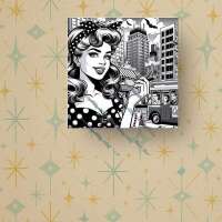 Comic in der Stadt