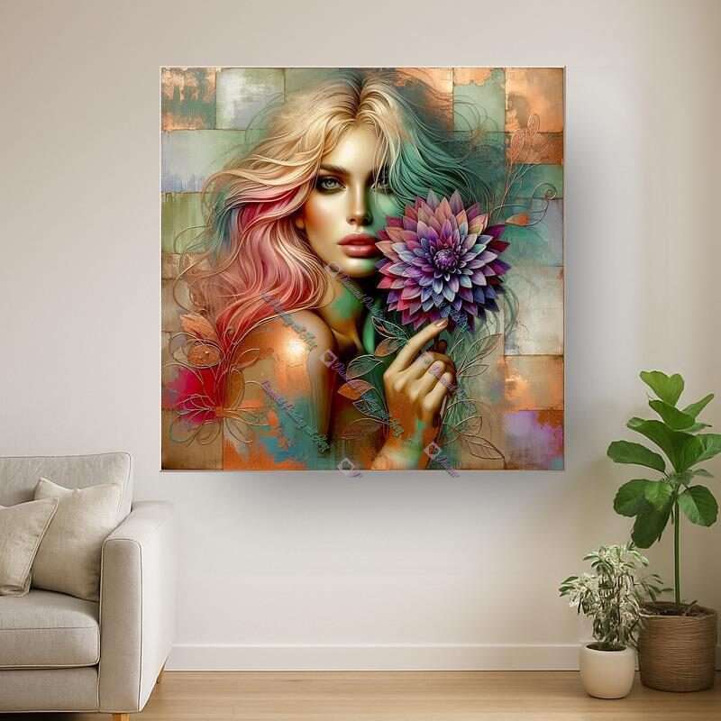 Dahlia und ihre Dahlie