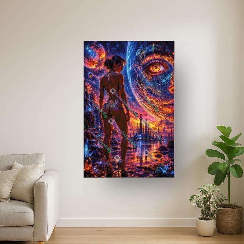 Göttin der Planeten (Normal) NUR LEINWAND