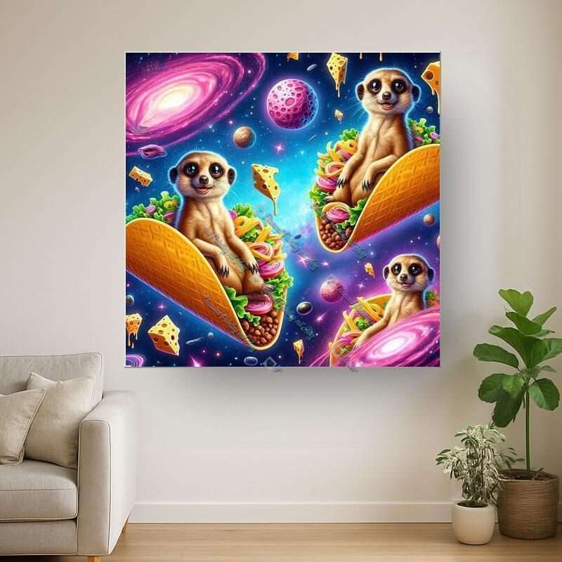 Spacige Erdmännchen Tacos