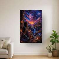 Tal der Galaxien (Normal) NUR LEINWAND