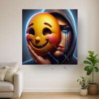 hinter der Maske