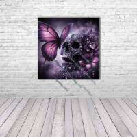 Dark Skull and the Pink Butterfly