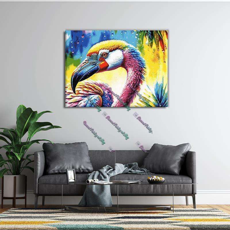 Der bunte Flamingo