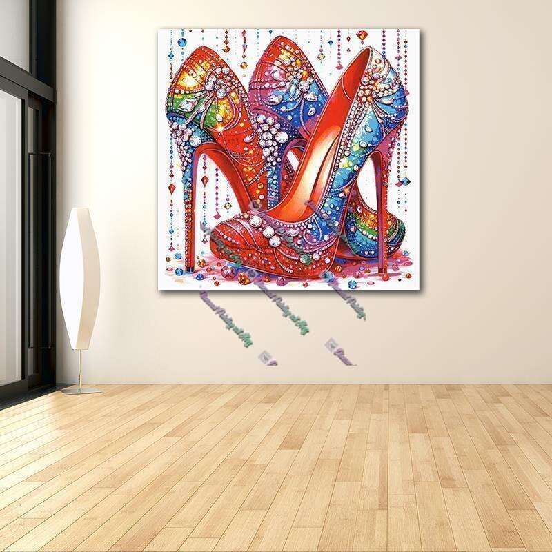 Diamond Rainbow High Heels (Strass-AB möglich)