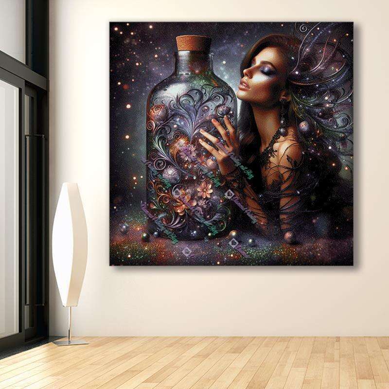 Dora und die Blumenflasche