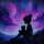 Teddy Tröstet Blau Lila Weiblich-CP