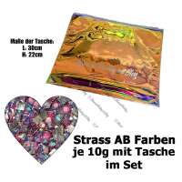 Stein Set Strass AB Eckig
