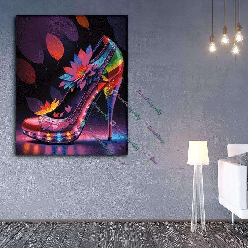 Flower High Heel