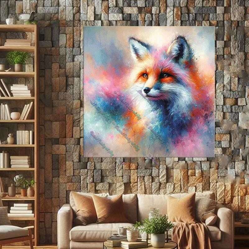 Fuchs im Aquarell