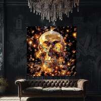 Goldener galaktischer Totenkopf 2