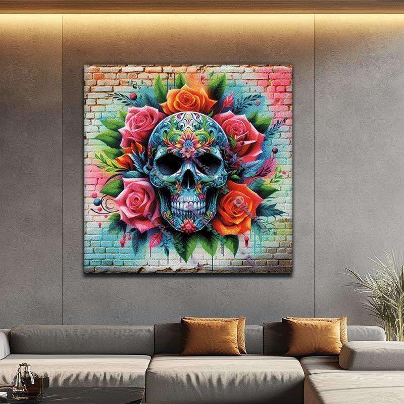 Graffiti Totenkopf