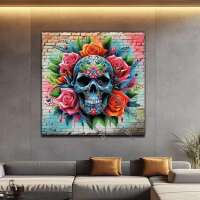 Graffiti Totenkopf