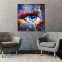 Kosmisches Auge in Bunt