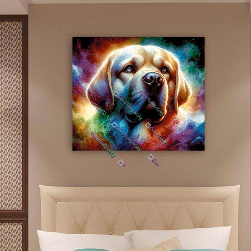 Labrador im Aquarell