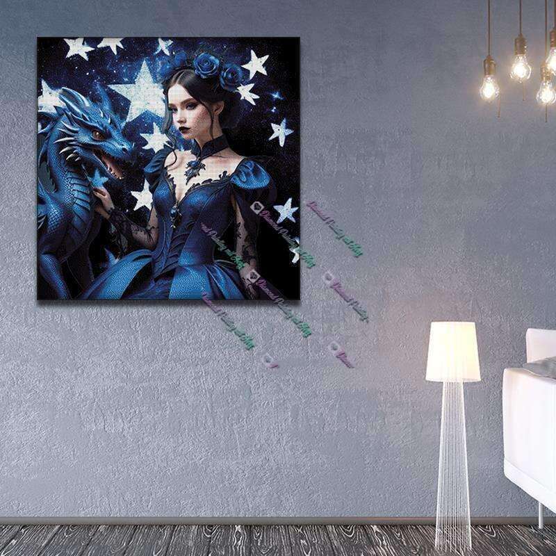 Lady Blue and her Dragon