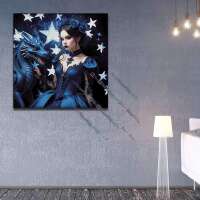 Lady Blue and her Dragon