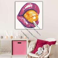 Lippen Lolli in Lila (AB möglich)