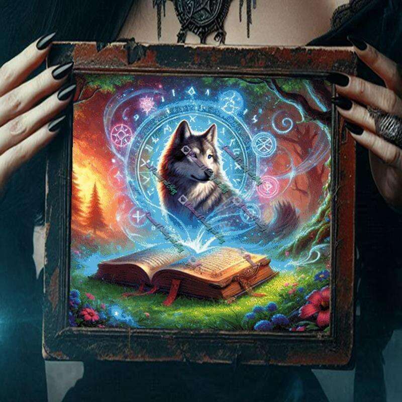 Magischer Wolf