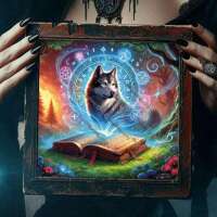 Magischer Wolf