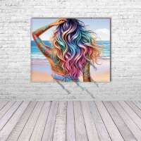 Pastell Hair on the Beach