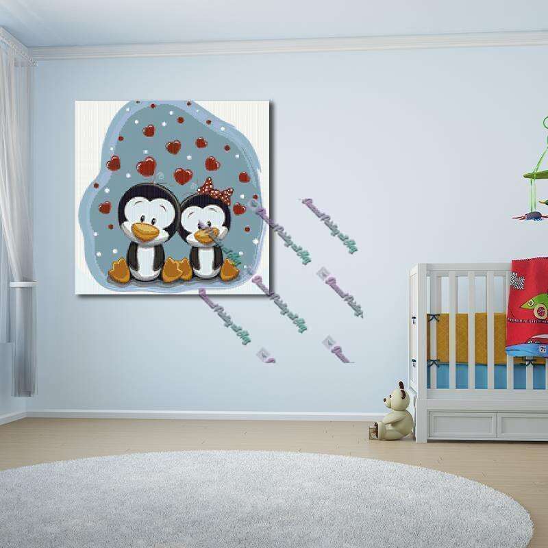 Pinguin Liebe