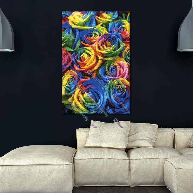Regenbogenrosen